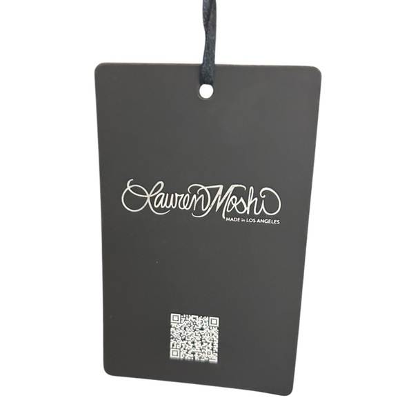 NWT Revolve Lauren Moshi crystal and sequin Black Bowie Graphic T-Shirt - Picture 4 of 6